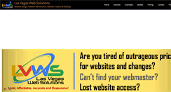 Desktop Screenshot of lasvegaswebsolutions.com