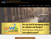 Tablet Screenshot of lasvegaswebsolutions.com